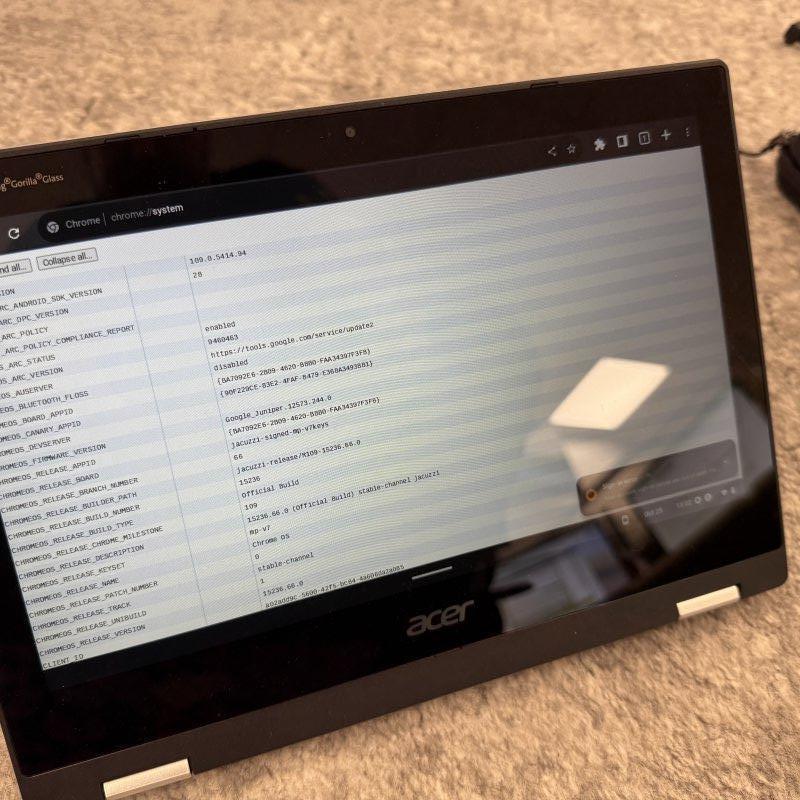 ACER - Spin 311 11.6” 2 in 1 Chromebook, 64 GB eMMC, Silver